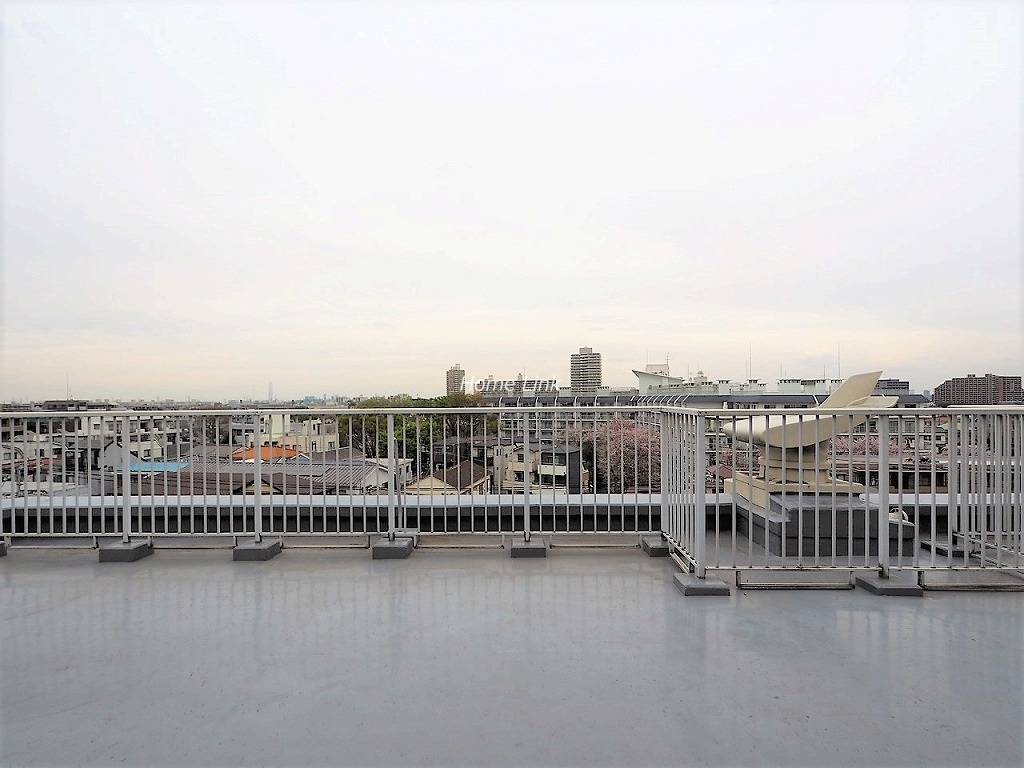 日商岩井上板橋マンション6階 ルーフバルコニーからの眺望