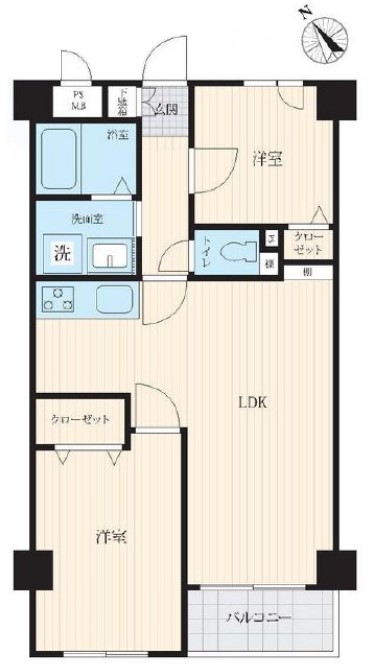 セザール池袋西1階　間取図