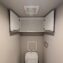 光が丘パークタウンゆりの木通り北住宅10号棟6階　トイレ吊り戸棚