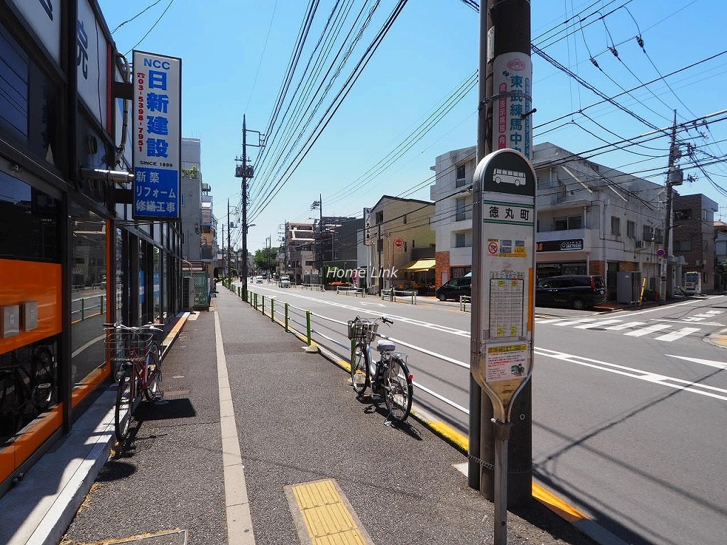 サンハイム徳丸　前面道路歩道