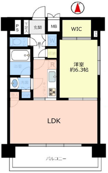 メインステージパーク大山13階 間取図