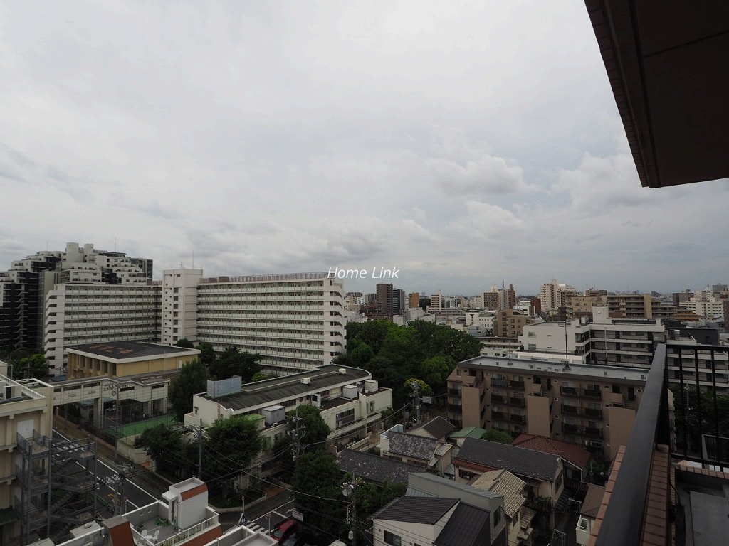 パシフィック小豆沢10階 最上階バルコニーからの眺望