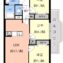 洋伸小豆沢公園マンション3階　間取図