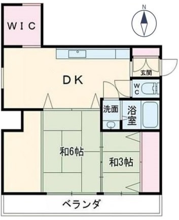 東武サンライズマンション4階　間取図