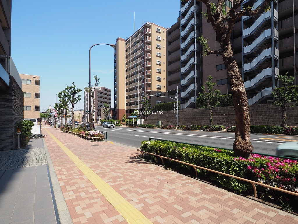 コスモ小竹向原ガーデンフォルム 前面道路歩道
