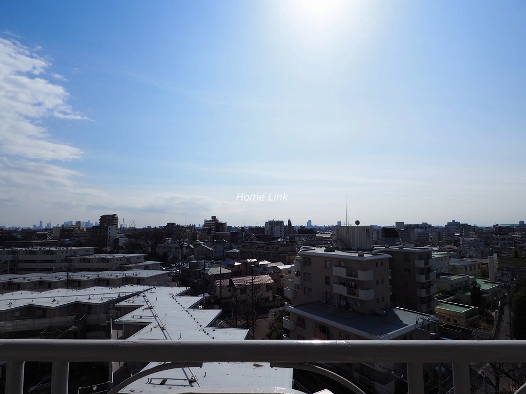 上板橋サンライトマンションAH棟8階 開けた気持ちの良い眺望