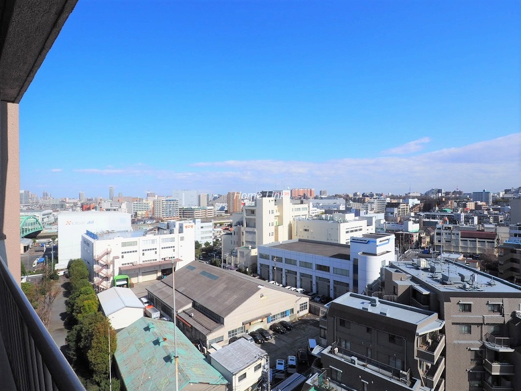 ウィスタリアマンション板橋志村12階 最上階からの眺望