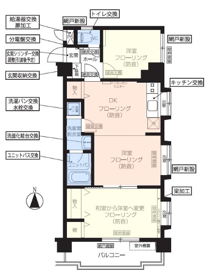 キャスティ上板橋4階 間取図