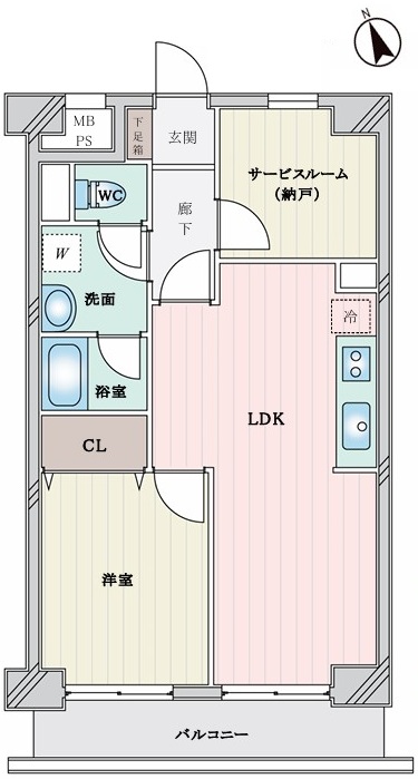 ライオンズマンション上板橋9階　間取図