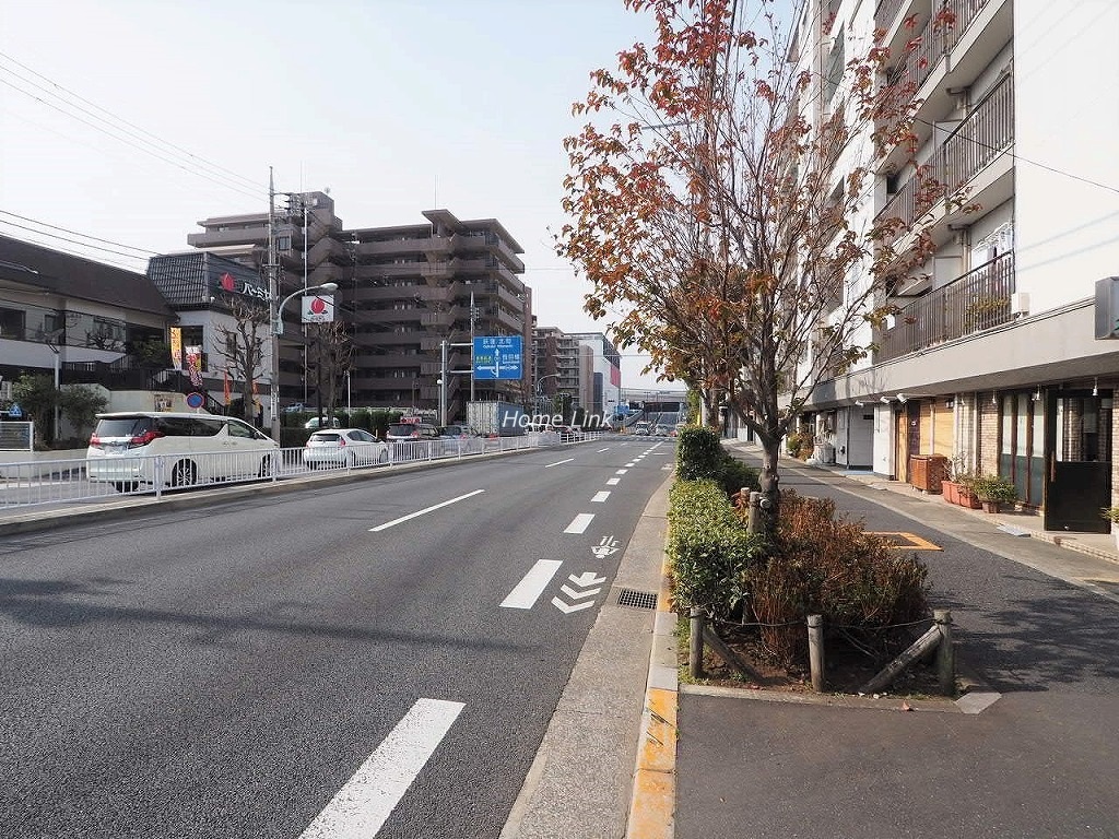 志村三丁目フラワーホーム　前面道路歩道