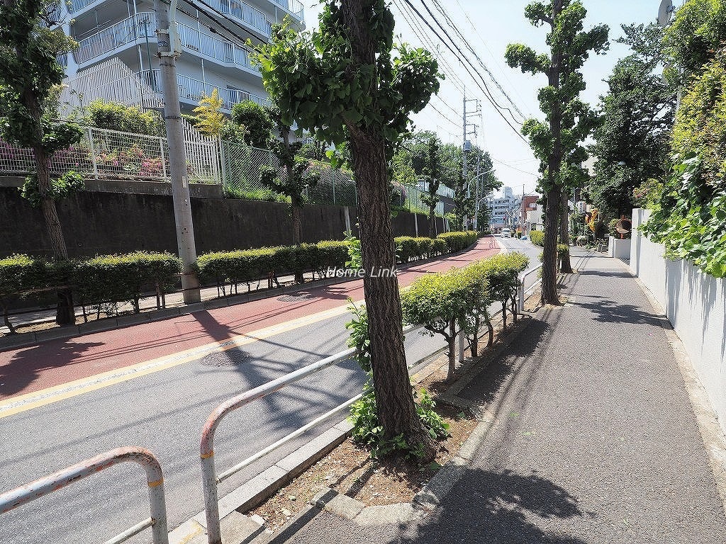 東急ドエルアルス志村坂上　前面道路歩道