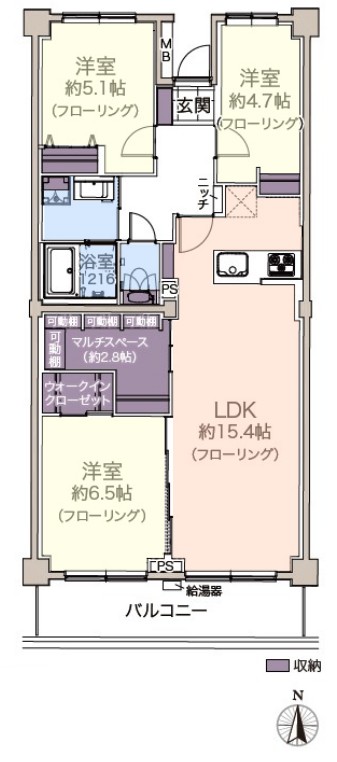 サンシティF棟9階　間取図
