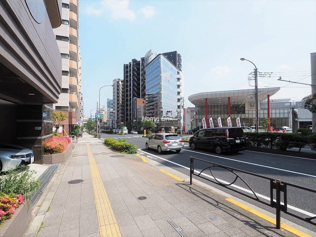 大山ダイカンプラザ A棟 前面道路歩道