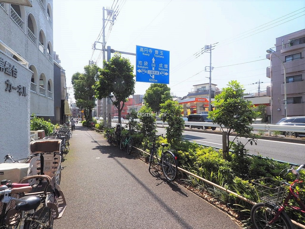 常盤台カーネル 前面道路歩道