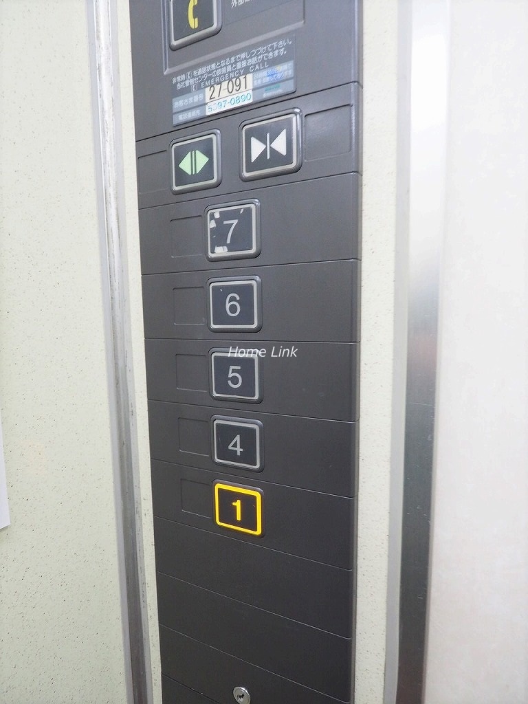 桜川グレースマンション　エレベーター停止階