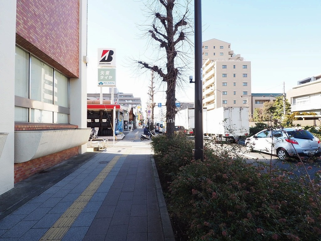 桜川グレースマンション　前面道路歩道