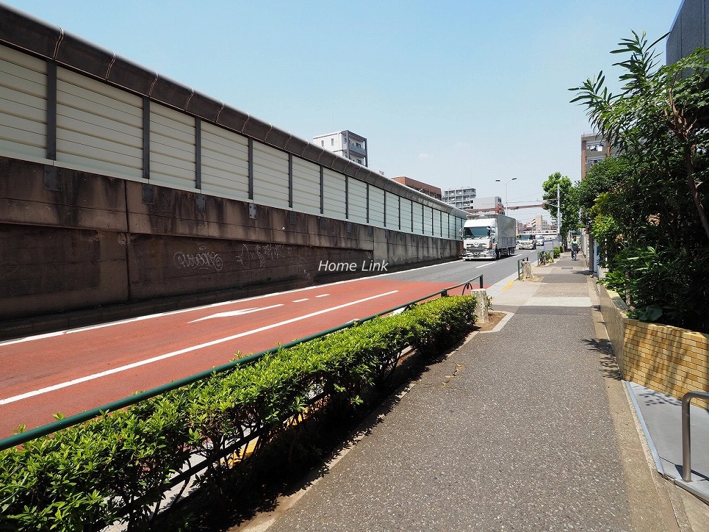 グローリア初穂ときわ台　前面道路歩道