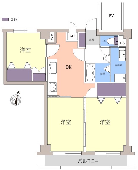 成増ガーデンハイツ1階　間取図