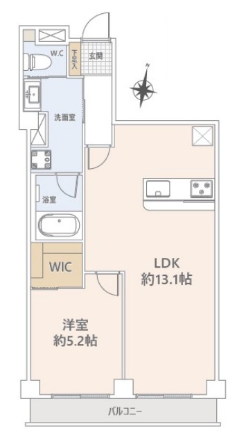 成増ガーデンハイツ3階 間取図