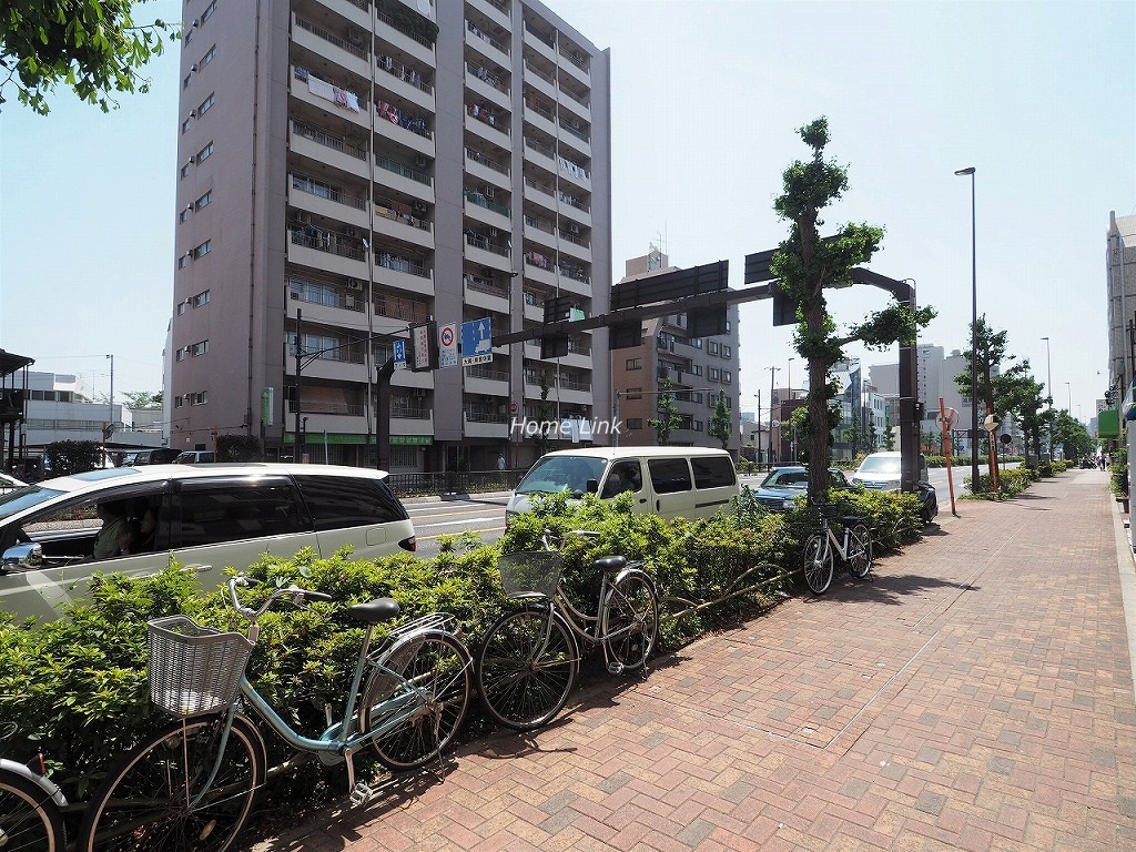 蓮根台ダイヤモンドマンション　前面道路歩道