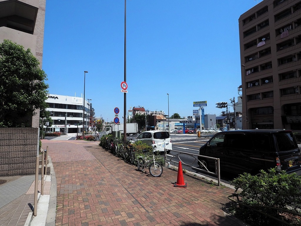 蓮根台ダイヤモンドマンション　前面道路歩道
