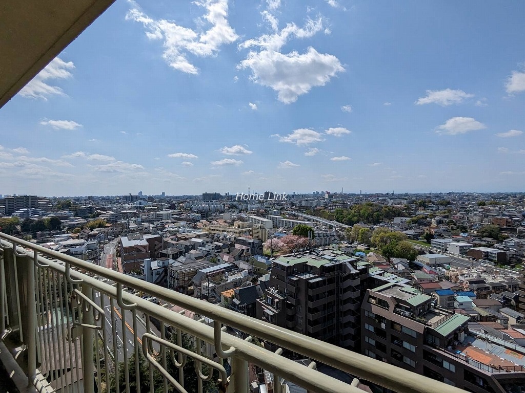 サンシティE棟15階 最上階から広がる気持ちの良い眺望