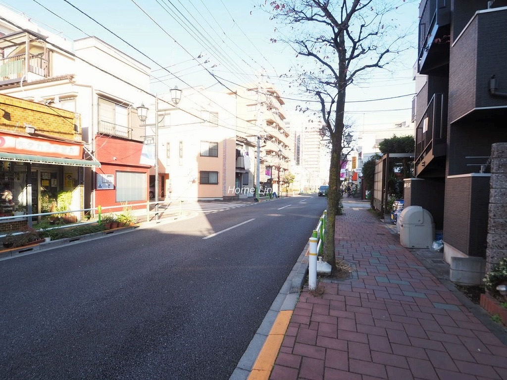 群峰小豆沢グレースマンション 前面道路歩道