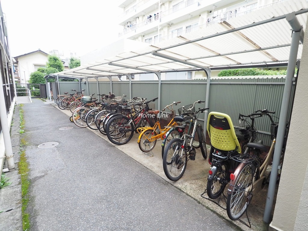 大山セントラルハイツ 駐輪場