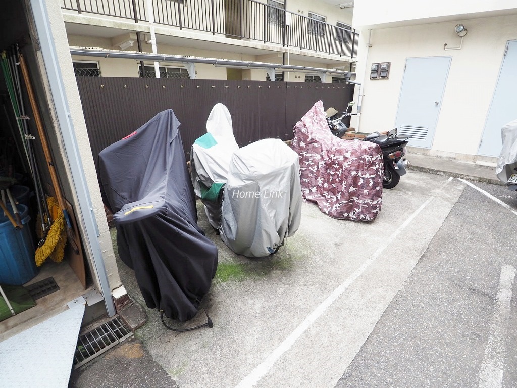 大山セントラルハイツ バイク置き場