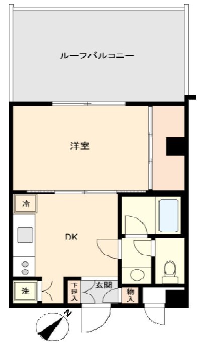 日神パレステージ志村坂下4階 間取図