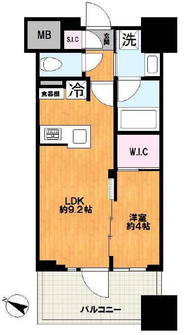 リビオレゾン板橋本町ステーションサイド5階　間取図
