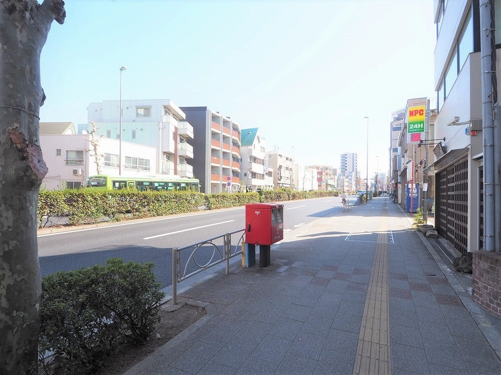 中板橋セントラルマンション 前面道路歩道
