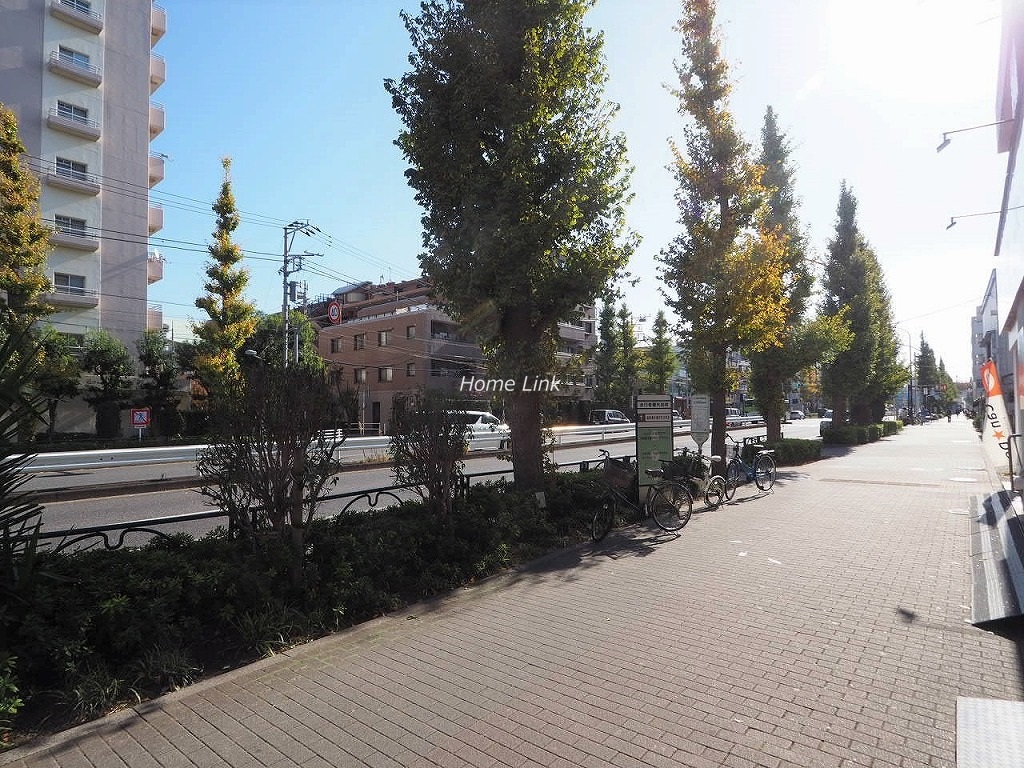 高島平マンション　前面道路歩道
