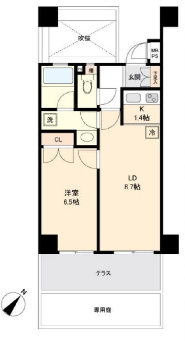 シーアイマンション池袋西1階　間取図