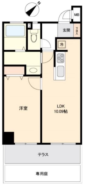 シーアイマンション池袋西1階　間取図