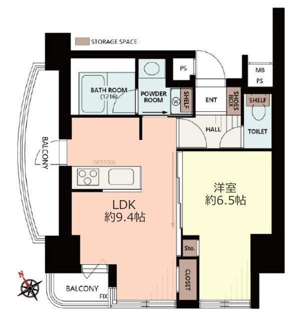 シーアイマンション池袋西7階　間取図