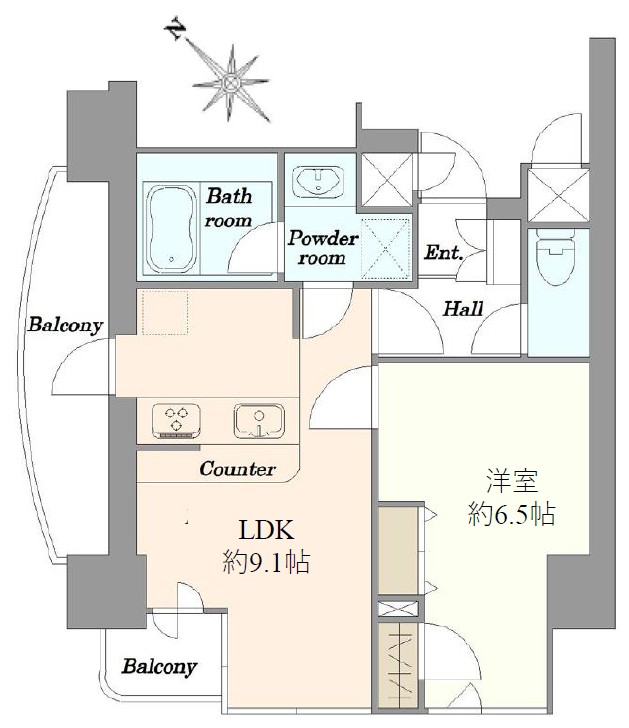 シーアイマンション池袋西7階　間取図