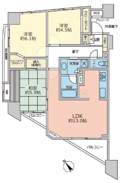 シーズスクエア池袋西11階　間取図