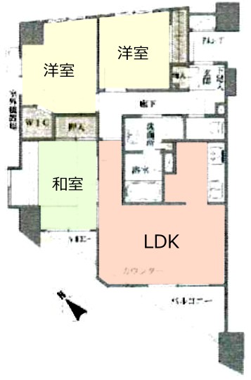 シーズスクエア池袋西4階 間取図