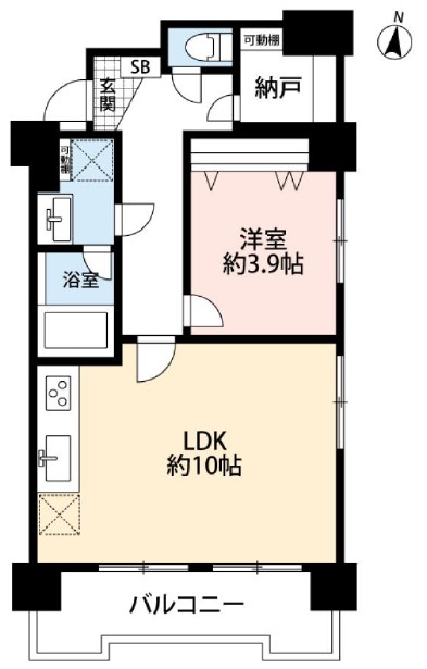 パラスト大山11階　間取図