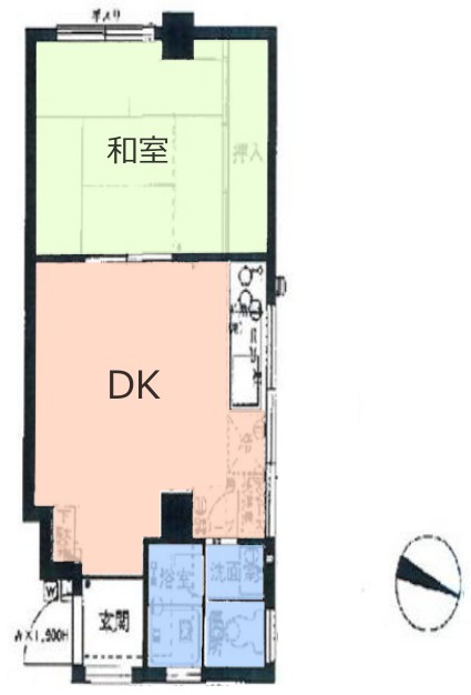 リッシェル志村3階　間取図