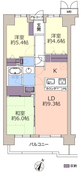 パークハイツ小豆沢11階 間取図