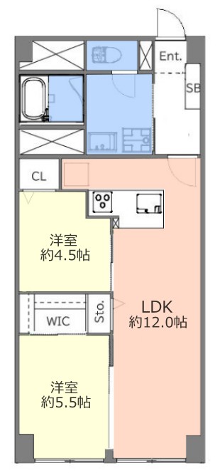 秀和志村城山レジデンス3階 間取図