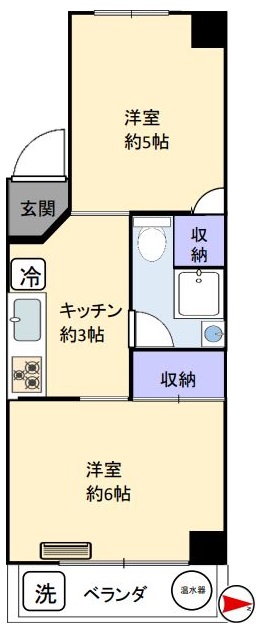 キャニオンマンション第5高島平3階　間取図