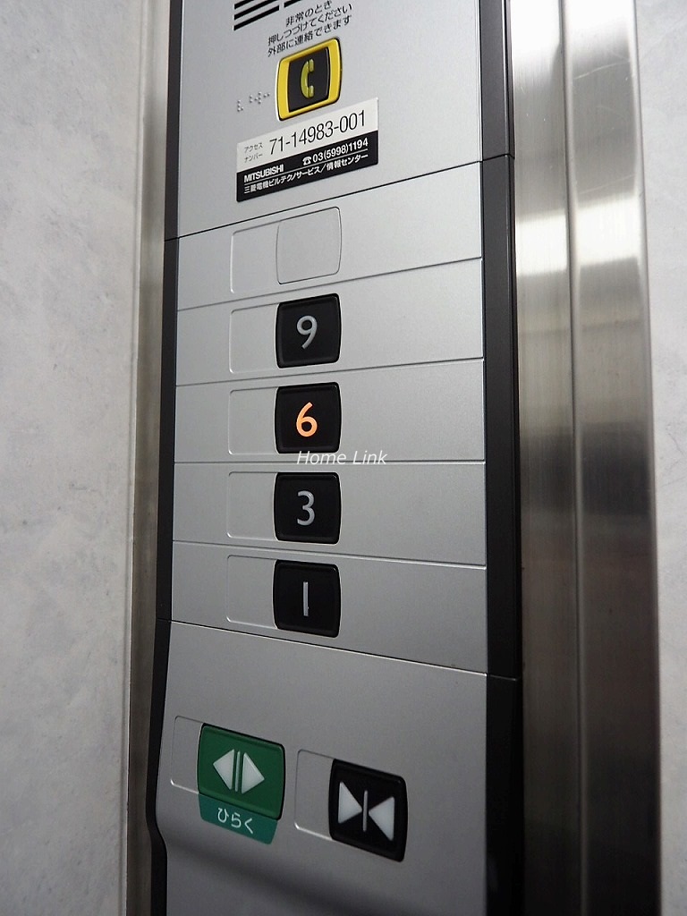 シャルム常盤台　エレベーター停止階