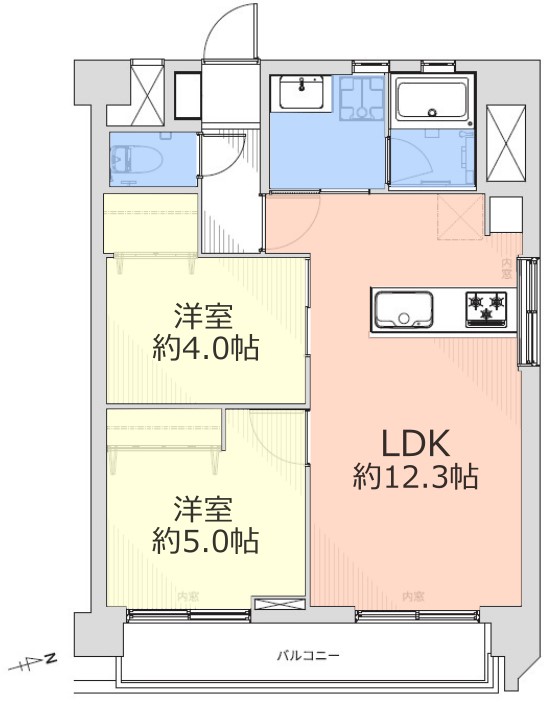 プレミス板橋9階　間取図