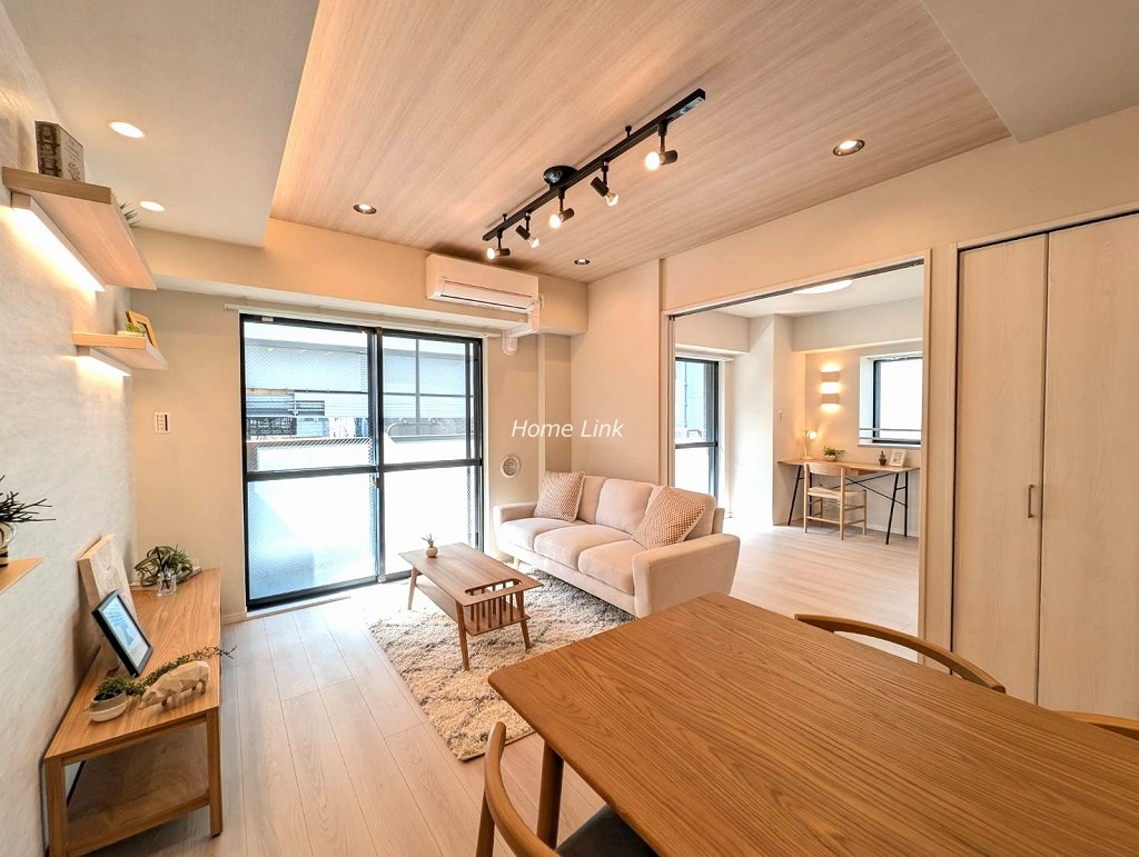 ナイスアーバン池袋山手通り3階　洋室と繋げれば約18.3帖の広いLDK