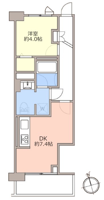 三田高島平第1コーポ10階 間取図