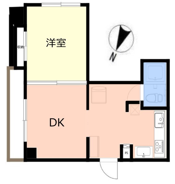 加賀マンション3階　間取図