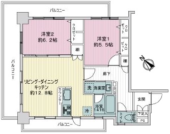 スカーラ池袋西5階 間取図